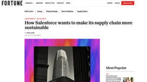 How Salesforce wants to make its supply chain more sustainable, Fortune